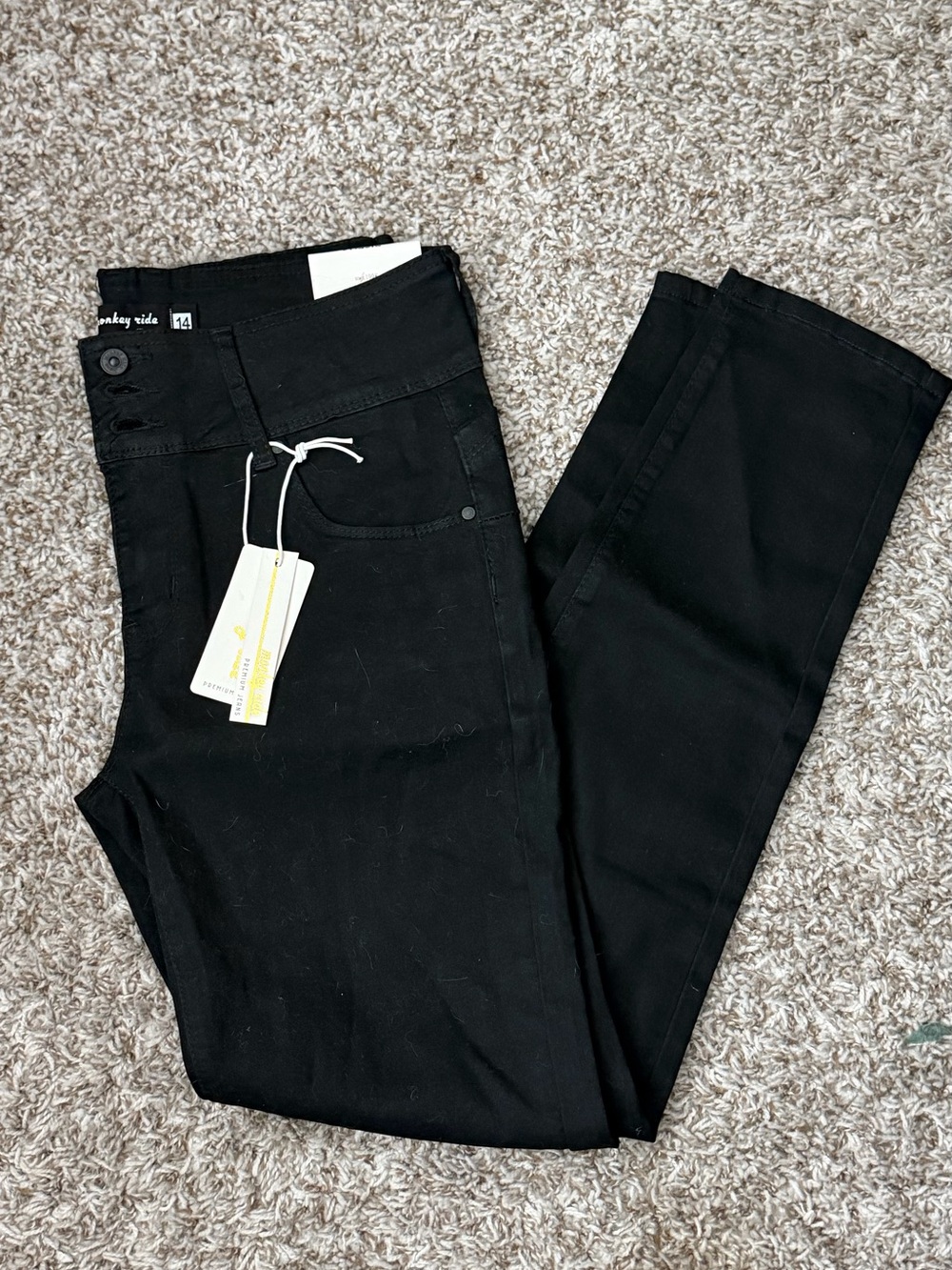 Women’s Black Skinny Jeans - Flying Monkey